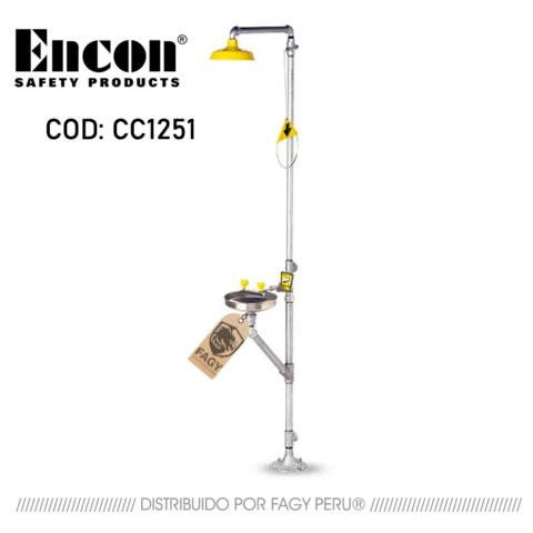 Ducha y lavaojos de emergencia Cascaide CC1251