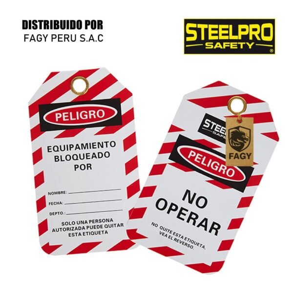 Tarjeta de bloqueo Steelpro