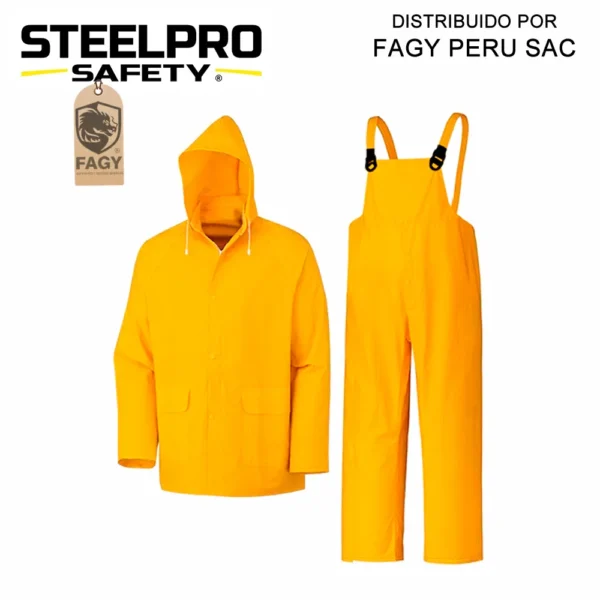 Traje de pvc amarillo XP-300